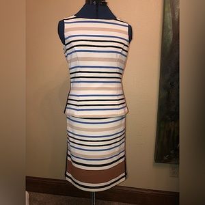 Striped Dress / size: top “10”, skirt “8”
